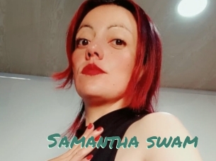 Samantha_swam